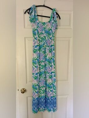 Lilly Pulitzer Kailua Smocked Maxi Dress
